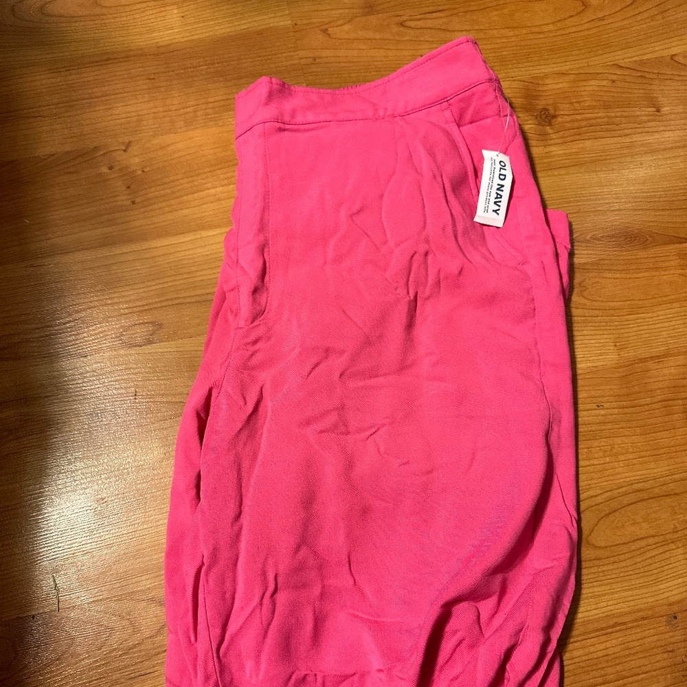 NWT Old Navy Sz XL High Rise Playa Wide Leg Pants C15
